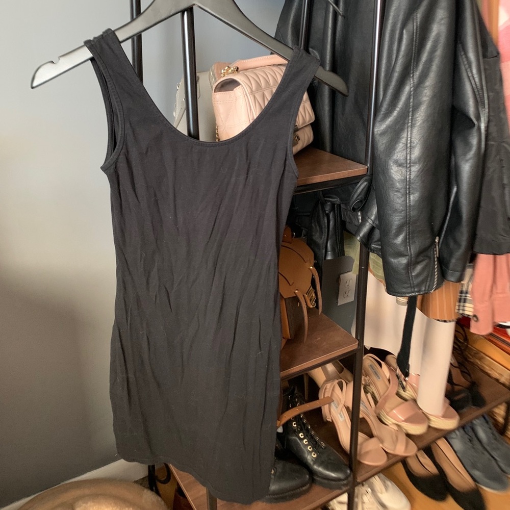 Mini black dress